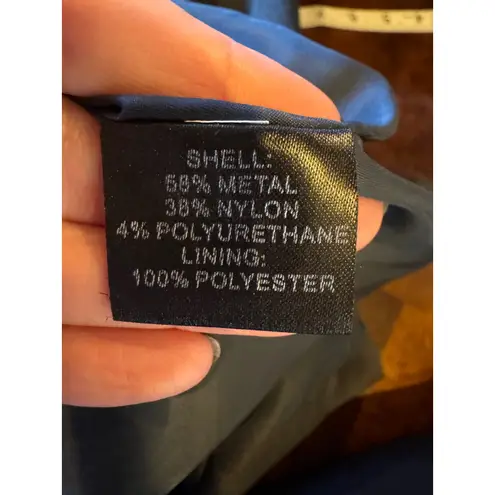 Hilton Hollis Dress Women 6 Gray Sleeveless V Neck Sheath Party Cocktail Career