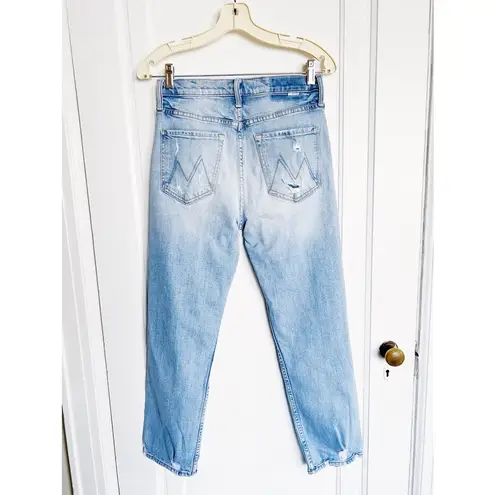 MOTHER • The Tomcat Jeans boyfriend straight leg slim crop The Confession ripped Blue Size 27