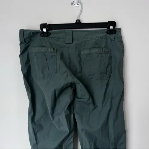 Marmot  Ginny Hiking Pants Womens Green Roll Up UPF30 Stretch Lightweight Sz 12