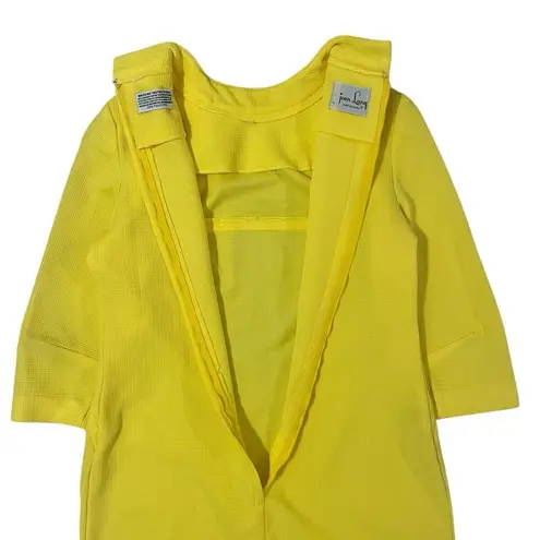 Vintage Jean Lang Originals Dress Bright Yellow Bow Shift Mod 60s No Size Size undefined