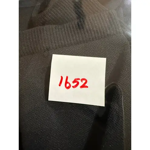 OFFLINE by Aerie Seamless Cropped Long Sleeve Top XS Black Athletic