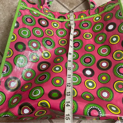 MSC Mainstreet Collection 14x14x4” Tote w/Handles Colorful Bag Light Wright