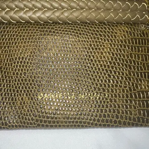 Danielle Nicole  Vegan Alligator Hand Strap Clutch