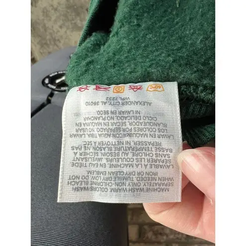 sweatshirt Vintage 1980s appliqué snowmen green red Christmas Size L