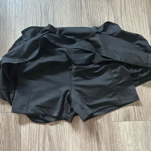 Zella  black skirt with built in shorts