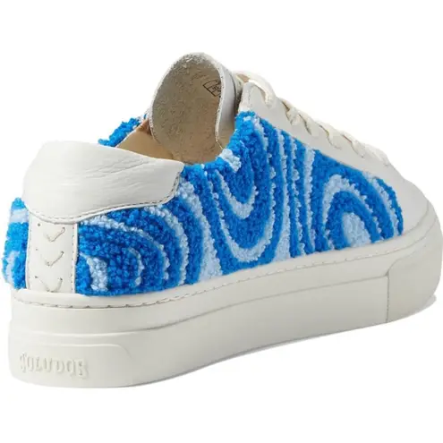 New soludos Psychedelic Spiral Ibiza Platform‎ Sneaker in Marine Blue size 9 thumbnail 6