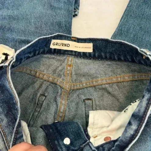 GRLFRND NEW  cassidy mid rise straight leg jean in tribeca 26