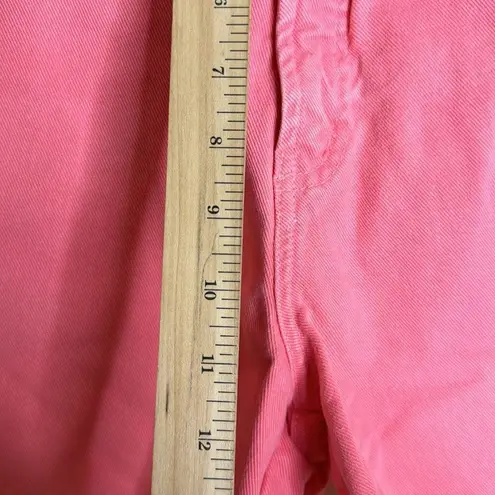 Bongo Vintage 90s  light pink denim jean shorts big logo on back size 5 thumbnail 5
