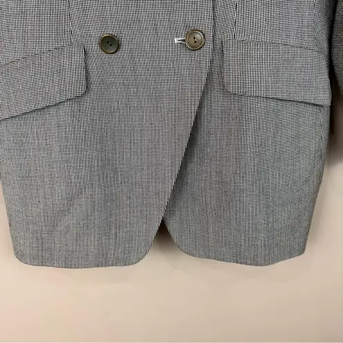 Vintage Emily Houndstooth Black & White Double Breasted Jacket Blazer 10