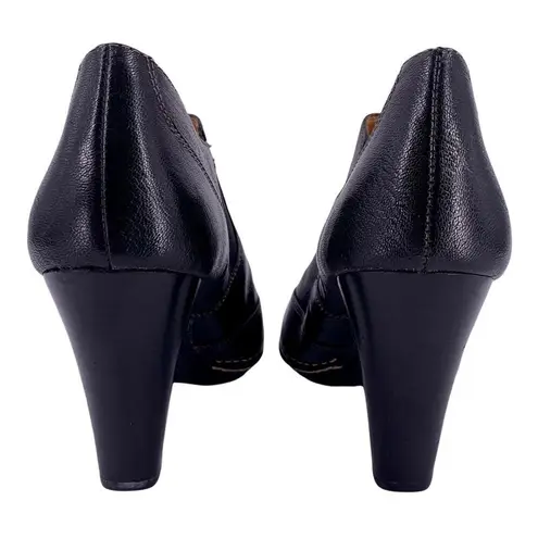 Sofft SIMOLA Black Leather Ankle Booties Size 10