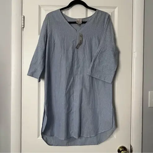 Como vintage Pinstripe Shift Dress - Size M - NWT