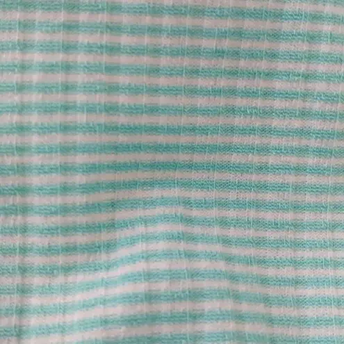 Sweet Claire Mint & White V-Neck Short Fit & Flare Textured Modcloth Dress by