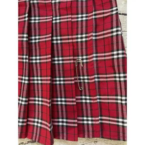 Spirit Halloween Sexy School Girl Plaid Mini Skirt NWT!