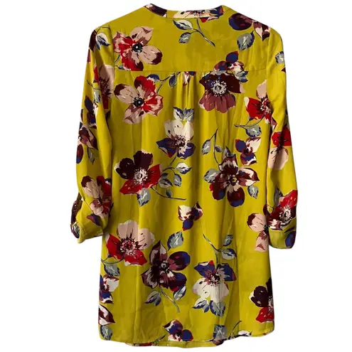 A pea in the pod Women's Floral Print Tunic Top Blouse Pregnancy Size S