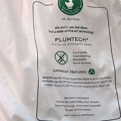 Save the Duck Beta Hybrid Water Repellent Quilted Bomber Jacket Off White Medium