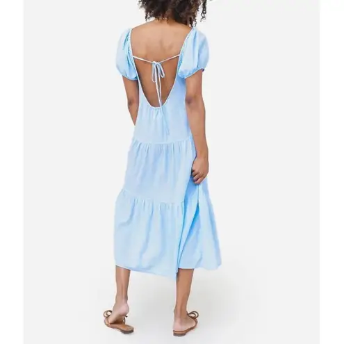 Honorine Spa Blue Elodie Long Dress Size Small