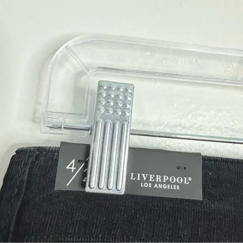 NWT Stitch Fix Liverpool Hannah Corduroy Flare Pants In Black Size 4/27