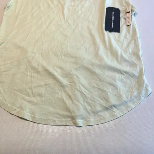 Melrose and Market Twist Strap Tank Top Green Casual Sleeveless