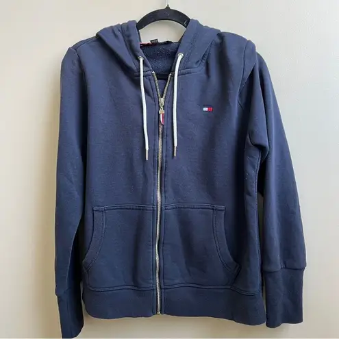 Tommy Hilfiger  Zip Up Navy Blue Jacket hoodie Size M