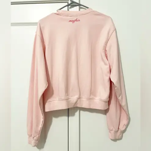 The Mayfair Group Empathy Is For Lovers Crewneck Sweatshirt Pink Size undefined
