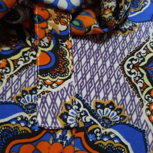 Society Girl Multicolored Blouse Large