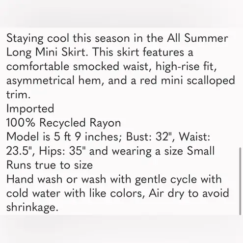 Lost + Wander - Floral Tiered Mini Skirt medium -New!!!