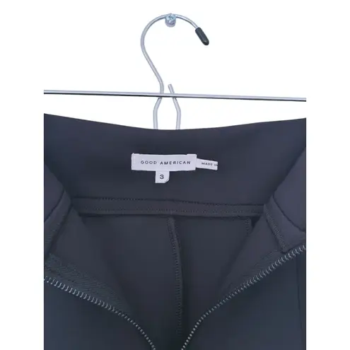 Good American  Glam Exec Pant High Waist Stretch Size Large Black Career Workwear