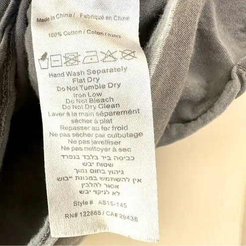 ANM grey cropped short sleeved shirt Gray Size M