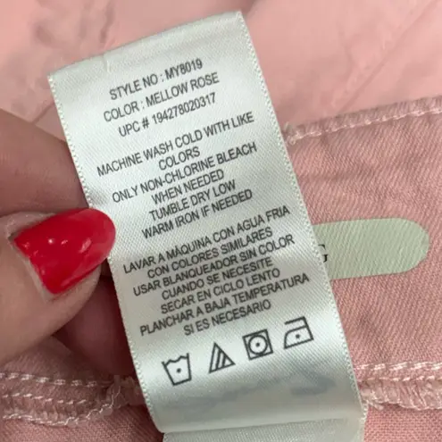 Seven7 Wide Leg Cropped Pants in Mellow Rose – Size 10