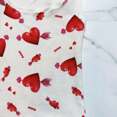 SKIMS Cotton Rib Heart & Arrow Tank Top