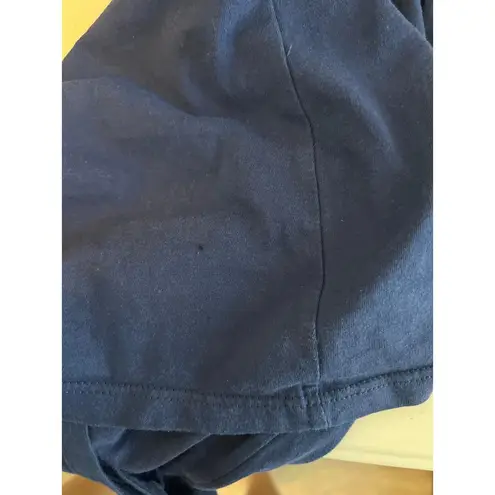 Fanatics NFL NE Patriots Superbowl Graphic TShirt Blue Size Large *Flaw