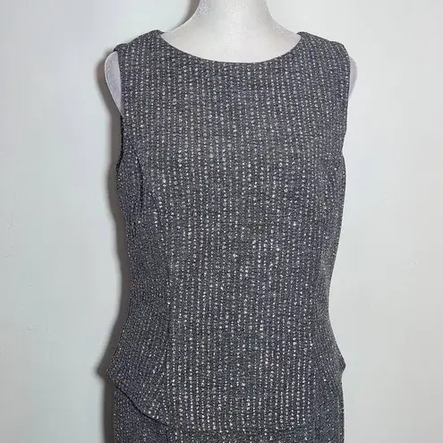 Scott McClintock Gray and Silver Formal Dress Size 10 Wedding Guest Dress