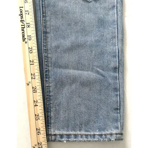 Luca + Grae NWT High Rise Distressed Denim Jeans Straight Leg Sz M - Image 8