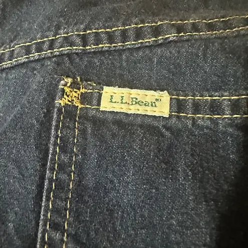 L.L. Bean Vintage Denim Jean Skirt Size 12 Blue