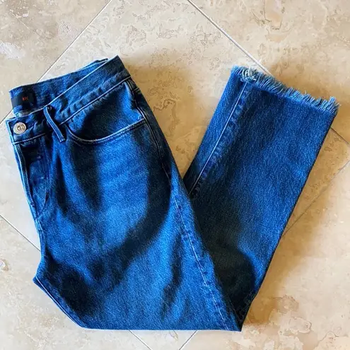 3x1  Fringe Straight Crop in Lima Blue Jean Size: 27