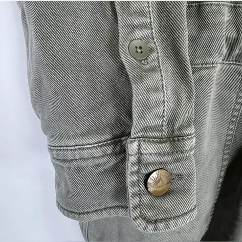 Faherty Womens Overland Twill Jumpsuit Size Small Olive Green Utility Flight S