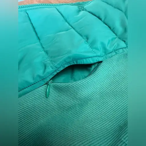 Universal Standard NWT puffer side ribbed panel vest zip sz 4XS 00/0 16β p2p