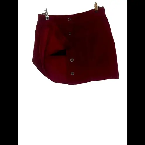 American Eagle  Outfitters Hi- Rise A-Line‎ Maroon Burgundy Skirt,Size 6 Corduroy