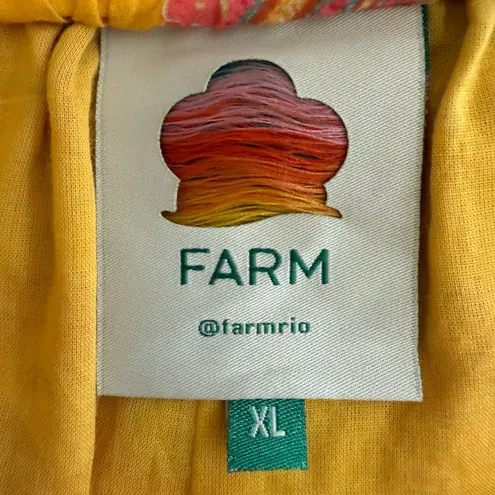 Farm Rio Macaw Bloom Floral Wide Leg Pants Women's XL Multicolor Vibrant NWOT