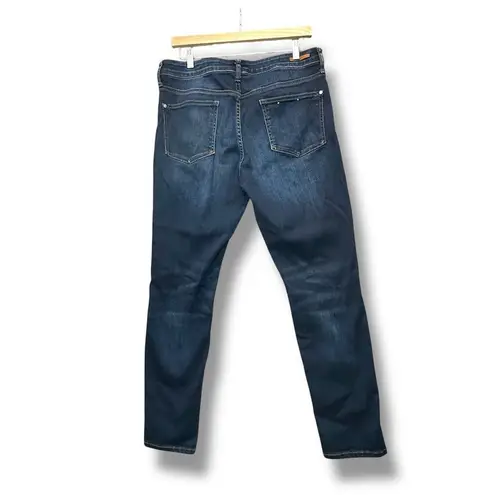 Pilcro Anthropologie Women's Size 31 Dark Blue Skinny Stretch Jeans, 27 Inseam