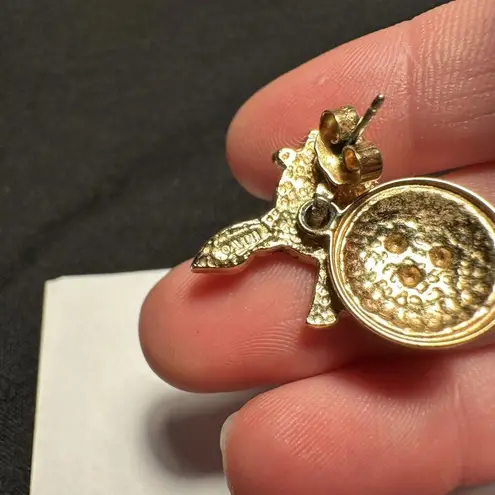 Lot Of 4 Holiday Pierced Earrings Stud/Dangle Christmas Tree Snowman Etc 1 Avon Gold