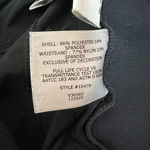 Coolibar Pants Women Medium Black UPF 50+ Motio Joggers Ruched Pull On Stretch M