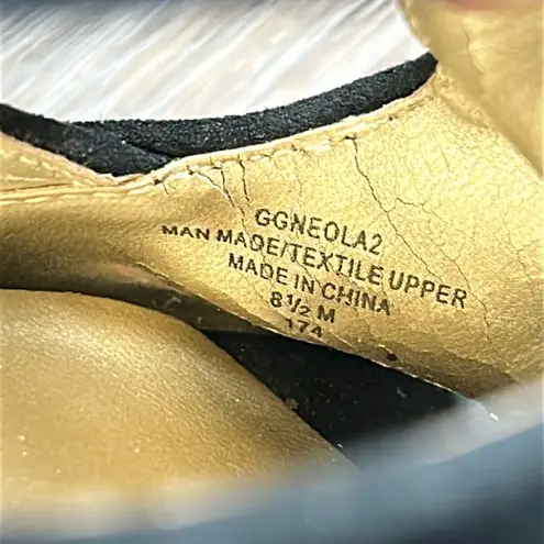 Guess  Black and Gold Sparkle 5.25” Heels Size 8.5