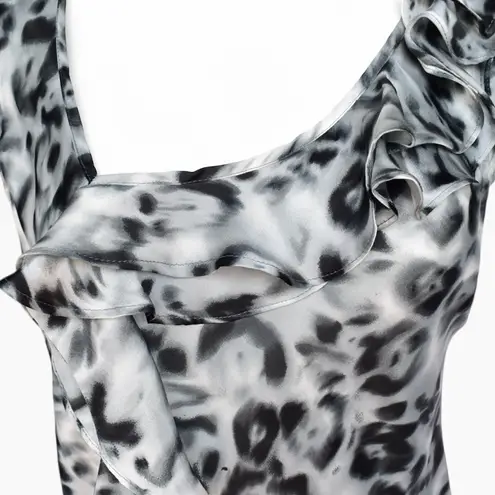 Sunny Leigh ✦ Cheetah Print Ruffle Top