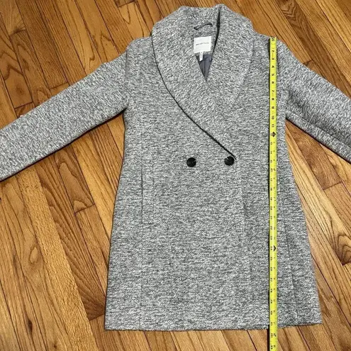 Avec Les Filles  NWT Gray Shawl Collar Two Button Mid‎ Length Coat Size Small - Image 8
