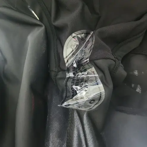 Black with Tie Dye Side Tie Swim Shorts NWOT Size XL