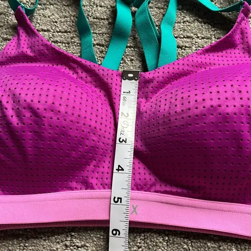 VSX Women's Padded Sports Exercise Bra with Racerback Adjustable Straps 36C Pink Size undefined - Image 9