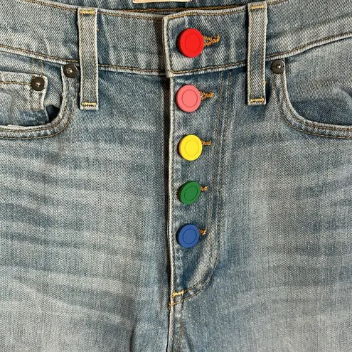 Alice + Olivia A.O.L.A.  Rainbow Button Fly Jeans