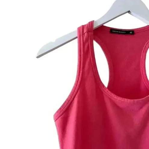 2 for $30 Costa Blanca Pink Racerback Athletic Comfy Tank Top SZ 40 #1279 Size M