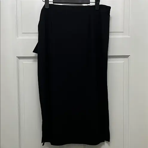 NWT J. Jill Wherever Collection Side Bow Tie Midi Skirt